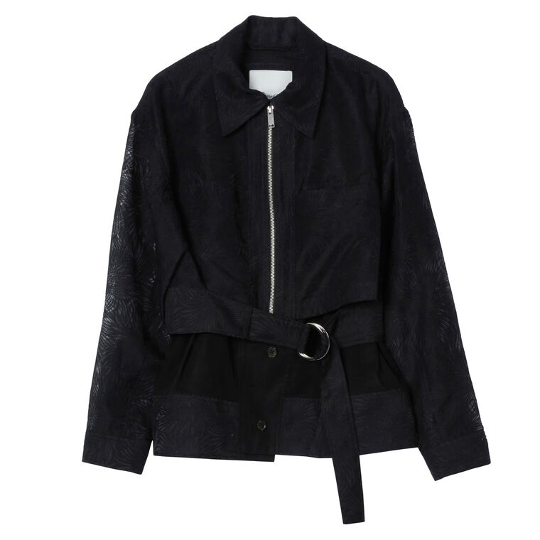 Floral Organza Doubler Layer Jacket image number null