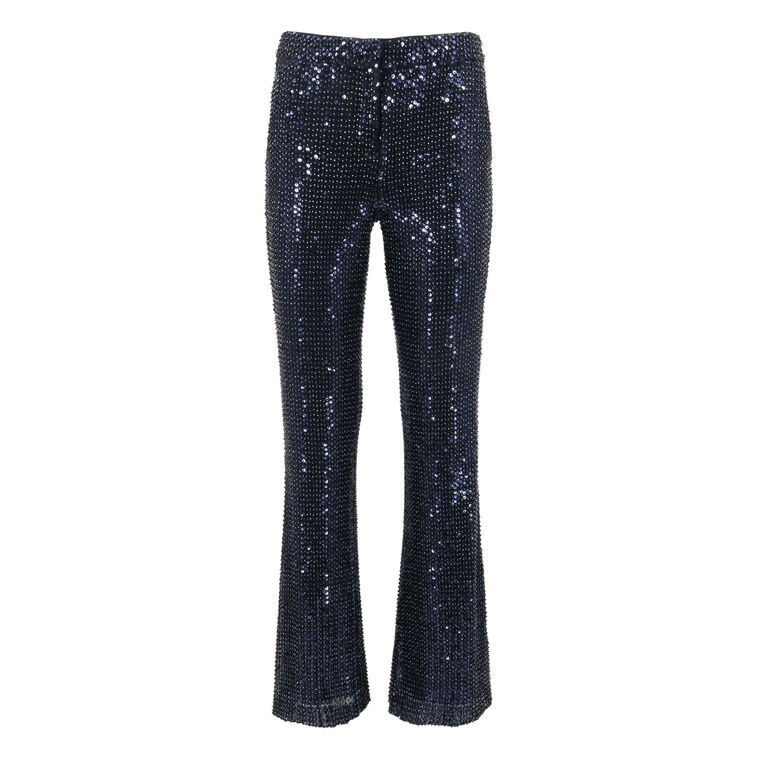 Olivian Beaded Sequin Flare Pant image number null
