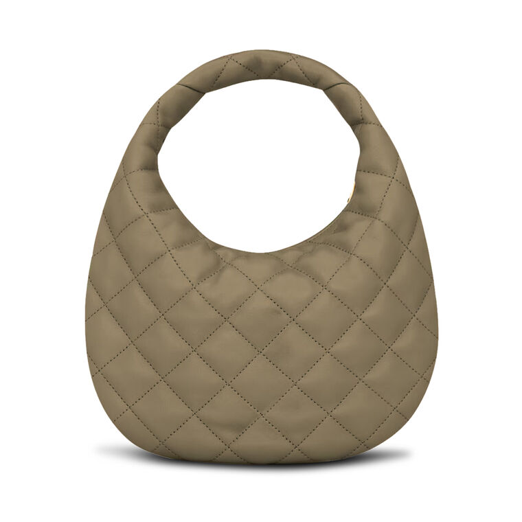 Icarino Quilted Hobo Bag image number null