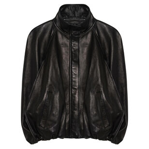 Jada Leather Cape Jacket