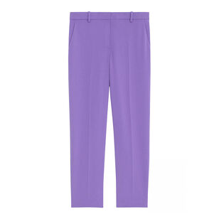 Crepe Cropped Tailered Trouser