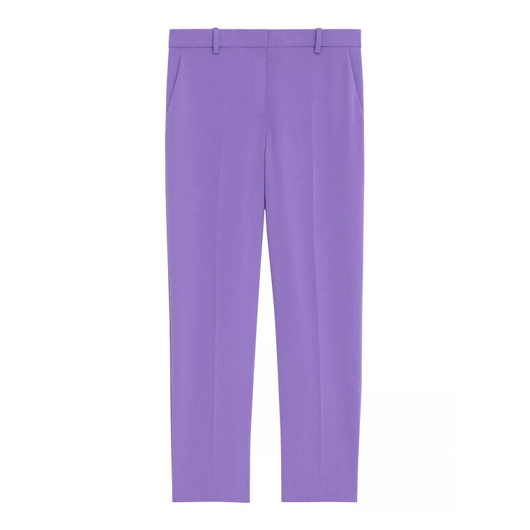 Crepe Cropped Tailered Trouser image number null