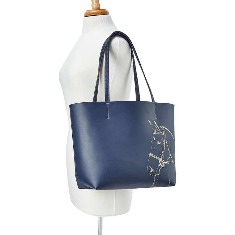 Hunter Horse Tote With Matching Wristlet image number null
