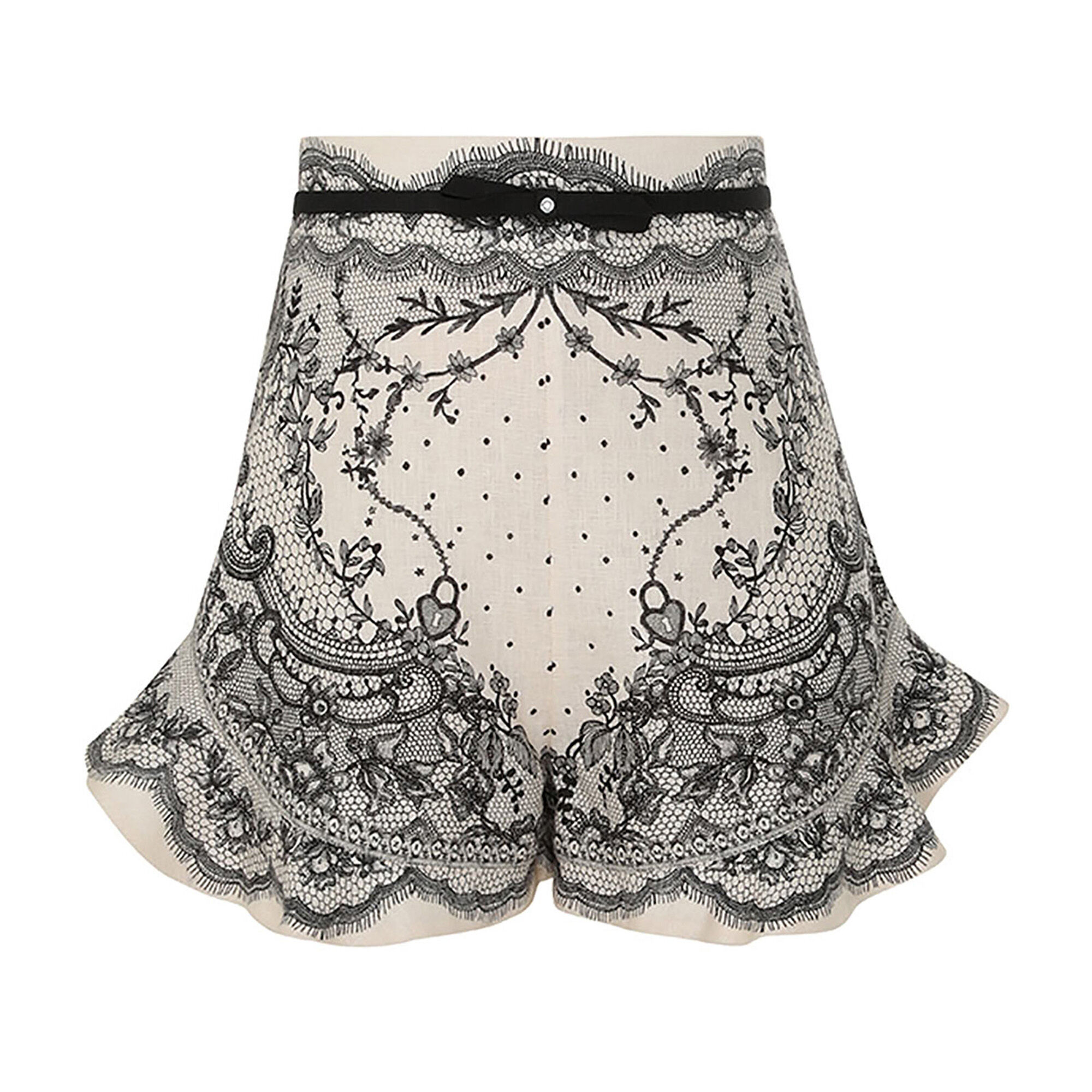 Crush Flat Front Frill Short