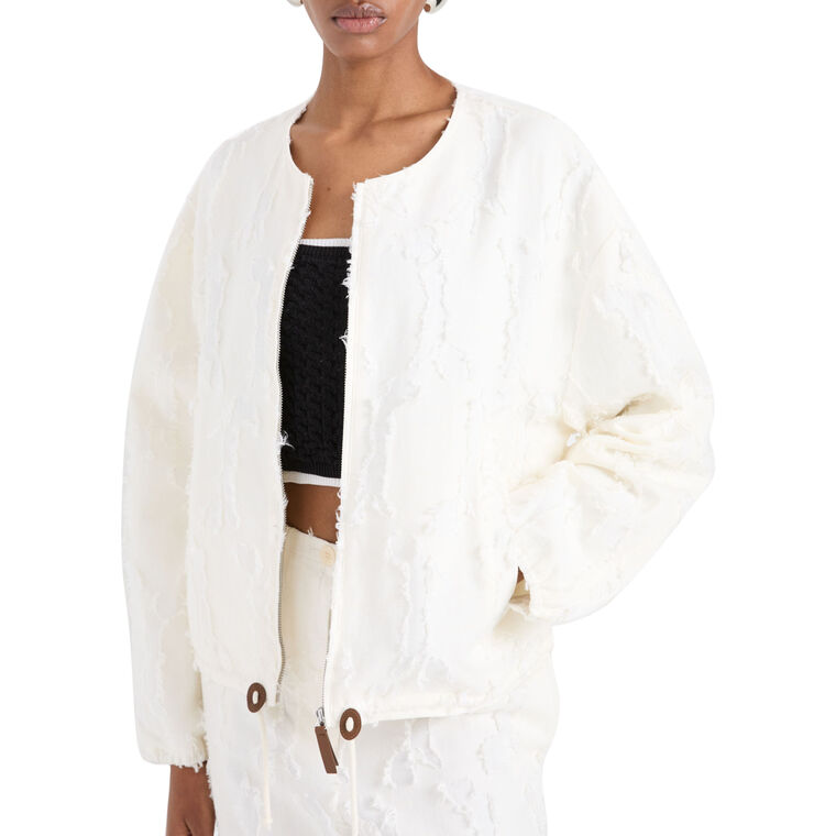 Madigan Jacket In Jacquard Catton image number null