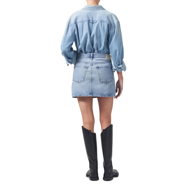 Ramona Denim Mini Skirt image number null