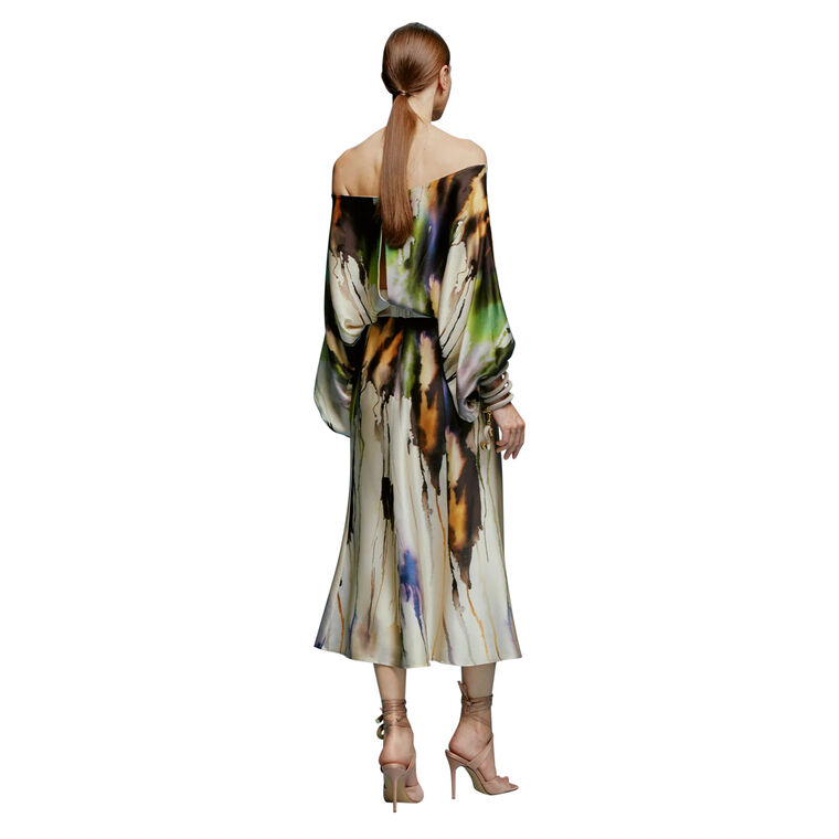 Silvia Tcherassi Kalani Off The Shoulder Midi Dress | Tootsies