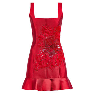 Pippa Sleeveless Handbeaded Mini Dress
