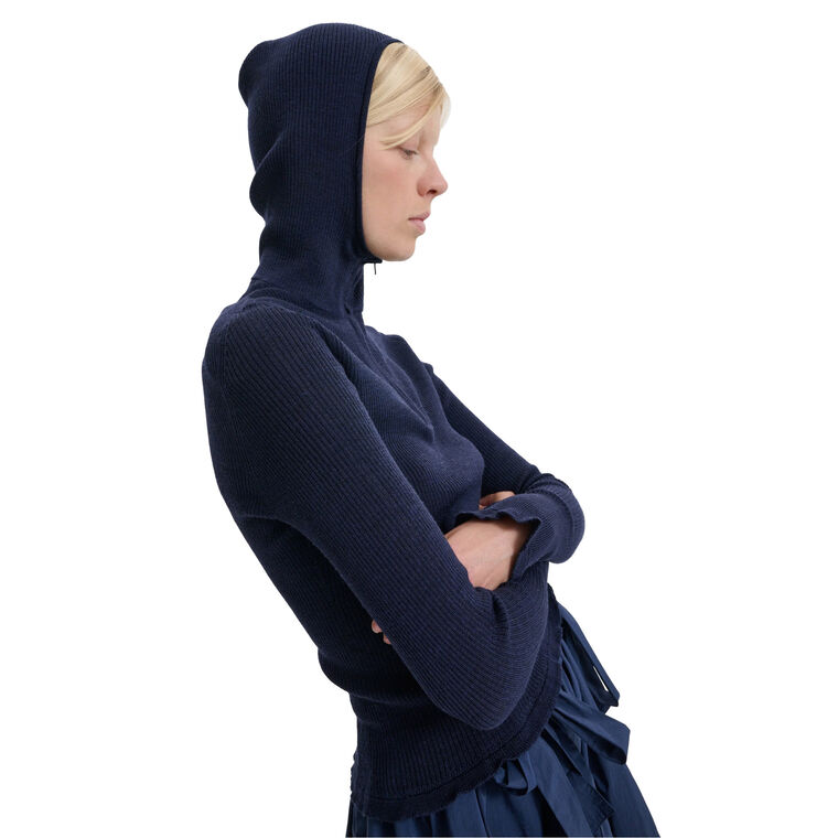 Belma Hoodie In Summer Merino Knit image number null