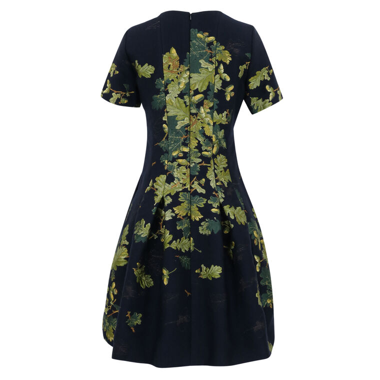 Acorn-Print Jacquard Dress image number null