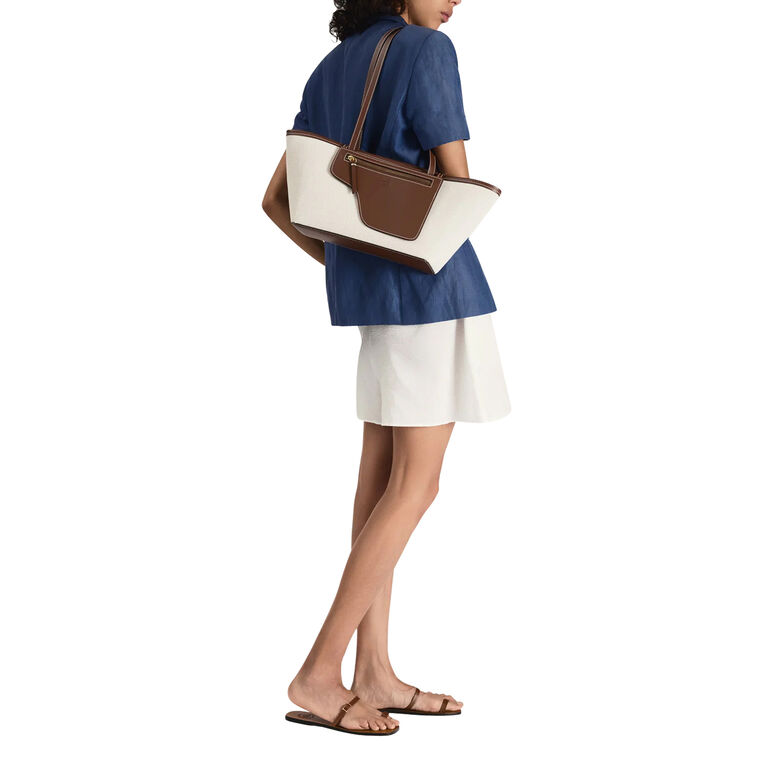 Gaiba Canvas And Leather Mini Tote Bag image number null