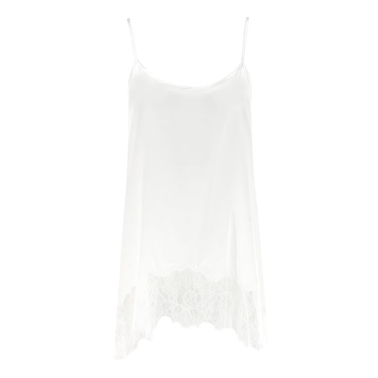 Chloe Lace-Trim Silk Cami image number null