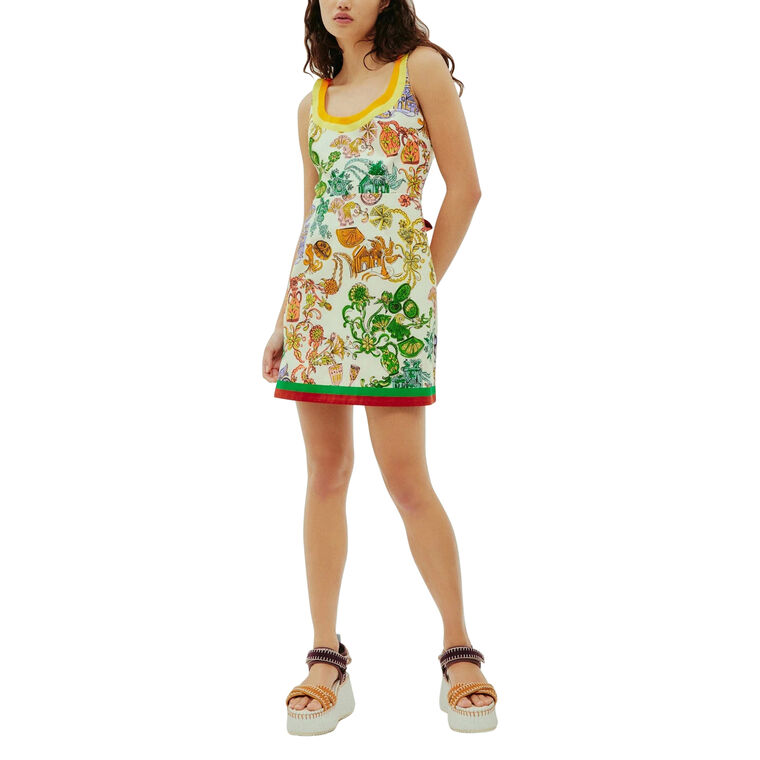 Fiesta Sleeveless Mini Dress image number null