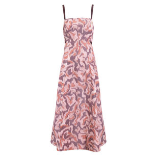 Tavia Sleeveless A-Line Midi Dress