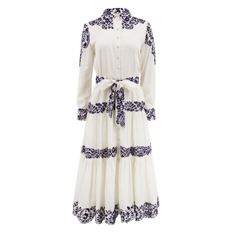 Molly Long Sleeve Midi Dress image number null