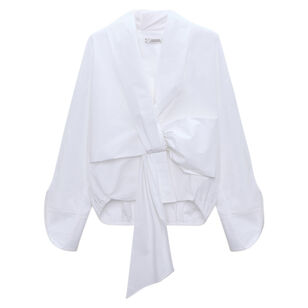 Poplin Power Blouse