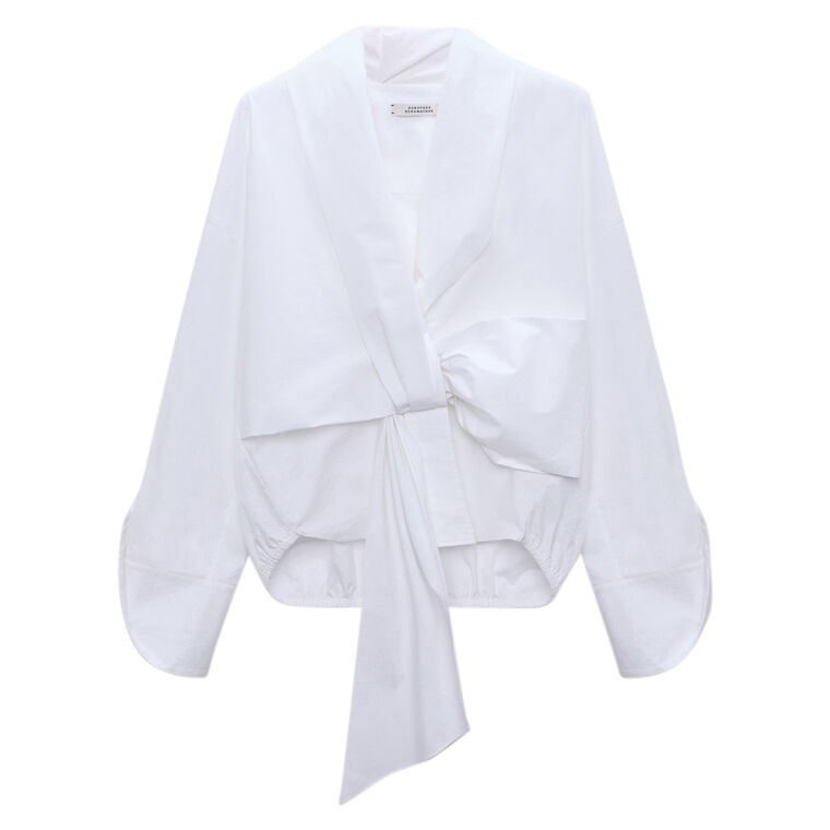 Poplin Power Blouse image number null