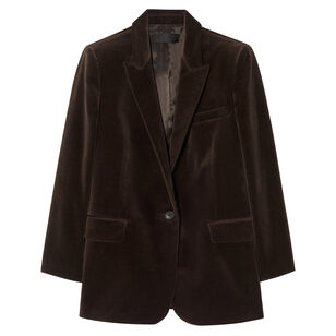 Diane Oversized Velvet Blazer