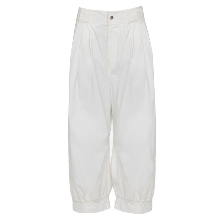 Lois Cropped Twill Balloon Pants image number null