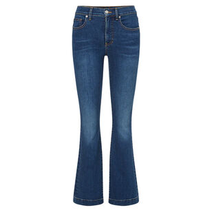 Carson High-Rise Kick-Flare Jean