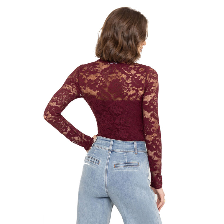 Clayton Long Sleeve Lace Top image number null