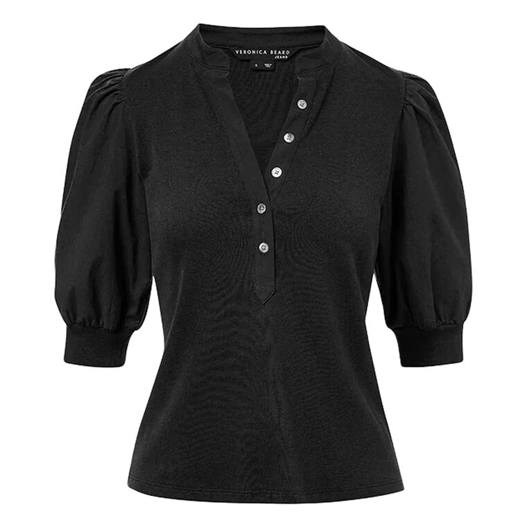 Coralee Puff-Sleeve Top image number null