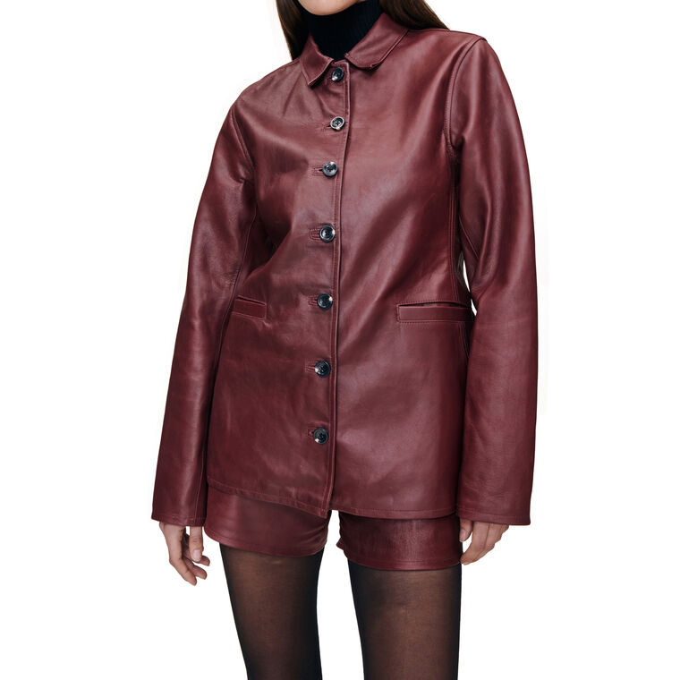 Harloe Leather Jacket image number null