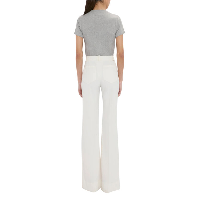 Alina High-Waisted Wide-Leg Patch Pocket Trouser image number null