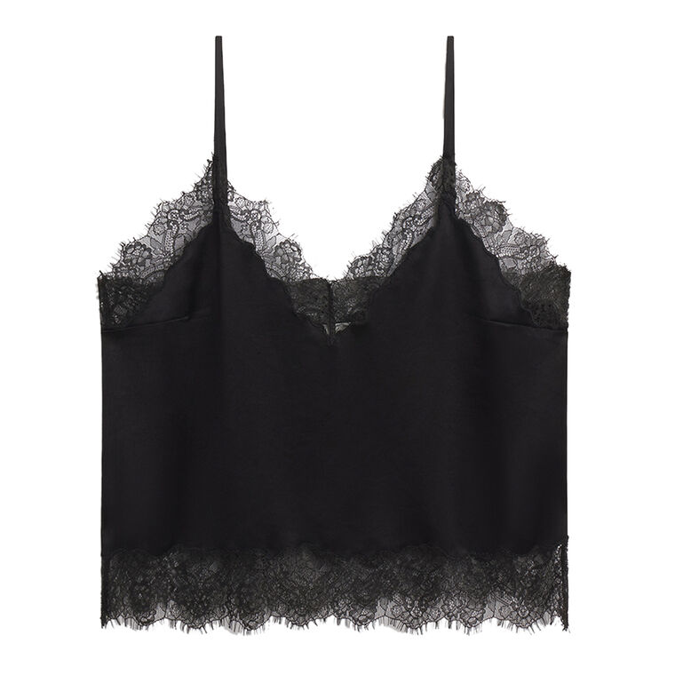 Lace Trimmed Cami image number null