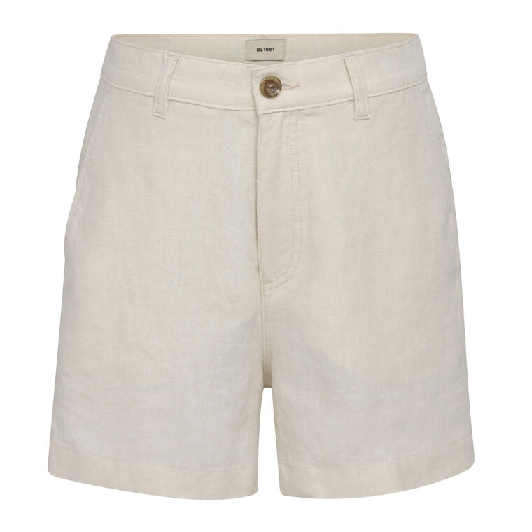 Taylor Relaxed High Rise Linen Short image number null