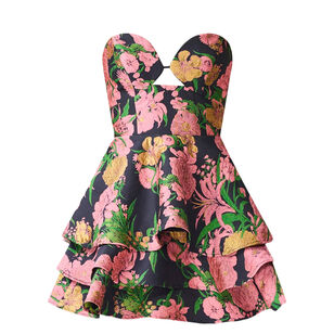 Eclore Tiered Mini Dress 
