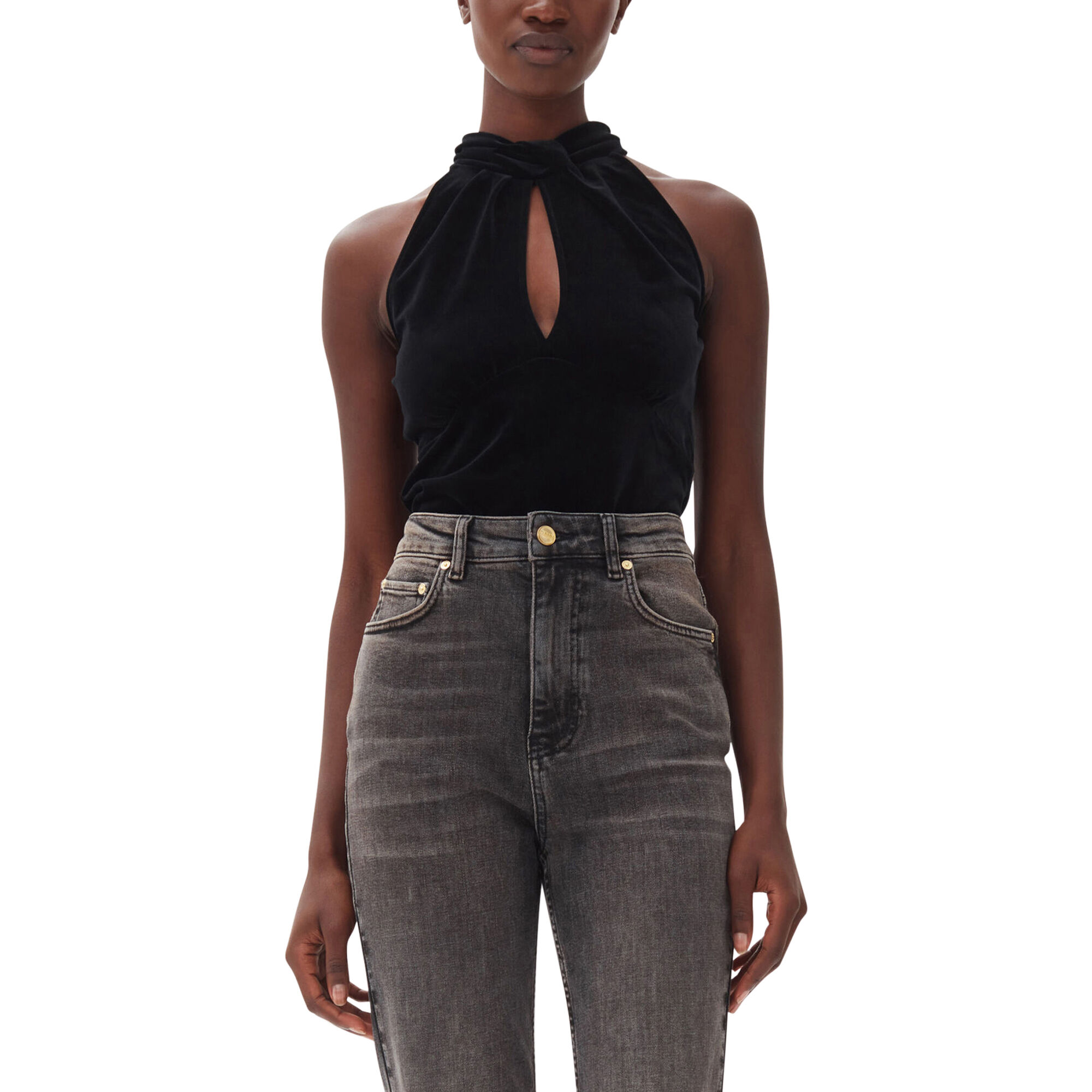Velvet Jersey Top