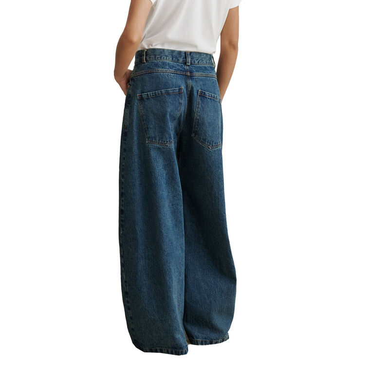 Dottir Wide-Leg Denim Pant image number null