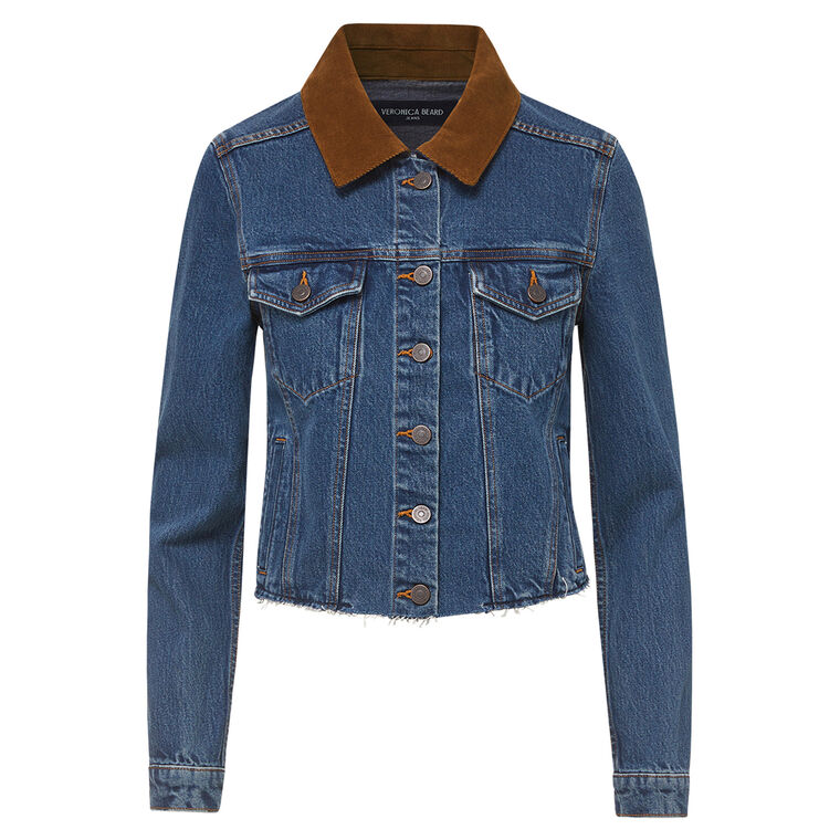 Cara Jean Jacket With Corduroy Collar image number null