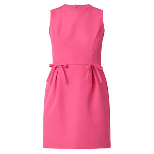 London Sleeveless Mini Dress With Bow Details