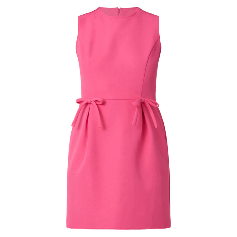 London Sleeveless Mini Dress With Bow Details image number null