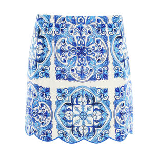 Pilar Scallop Mini Skirt
