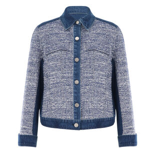 Gracie Textured Denim Jacket