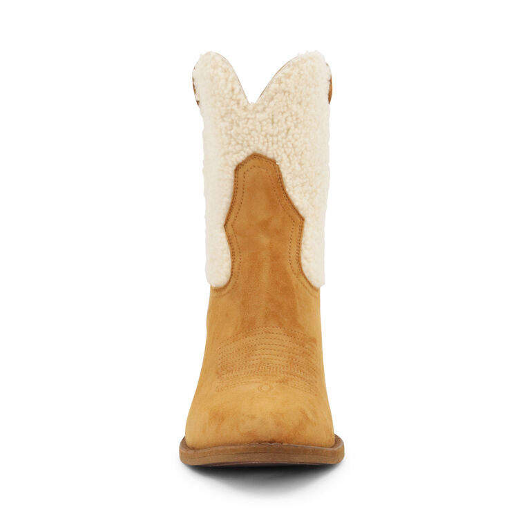Donna 90mm Suede Shearling Boot image number null