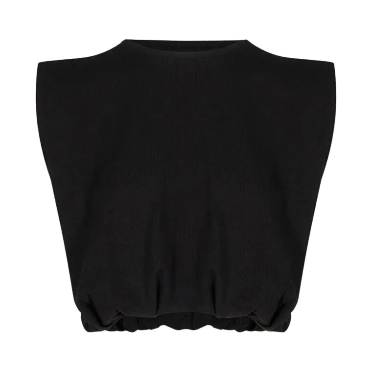 Muraya Cap Sleeve Cropped T-Shirt image number null