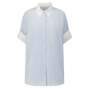 Ricka Short Sleeve Check Print Shirt