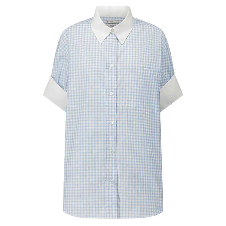 Ricka Short Sleeve Check Print Shirt image number null