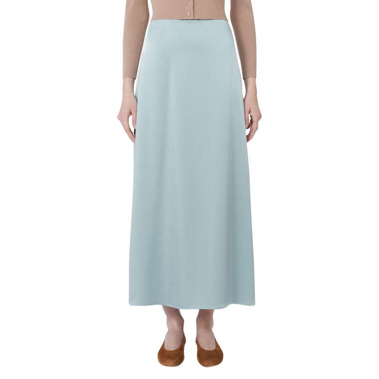 Angelo Satin Midi Skirt image number null