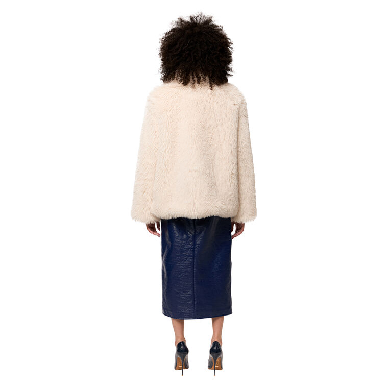 The Reid Oversized Faux Fur Jacket image number null