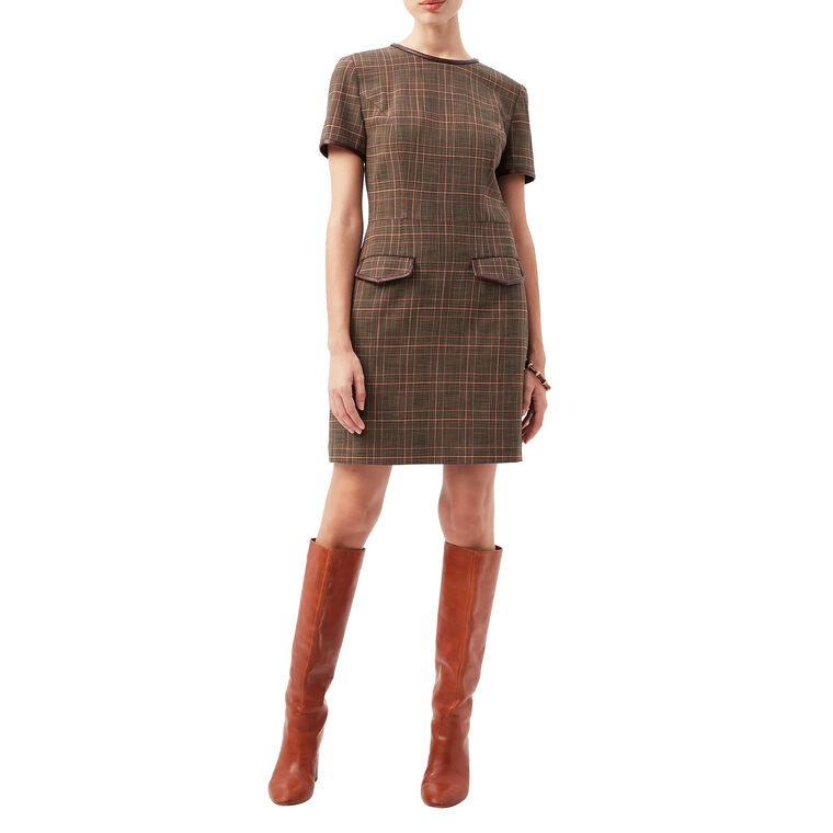 Adisa Plaid Dress image number null