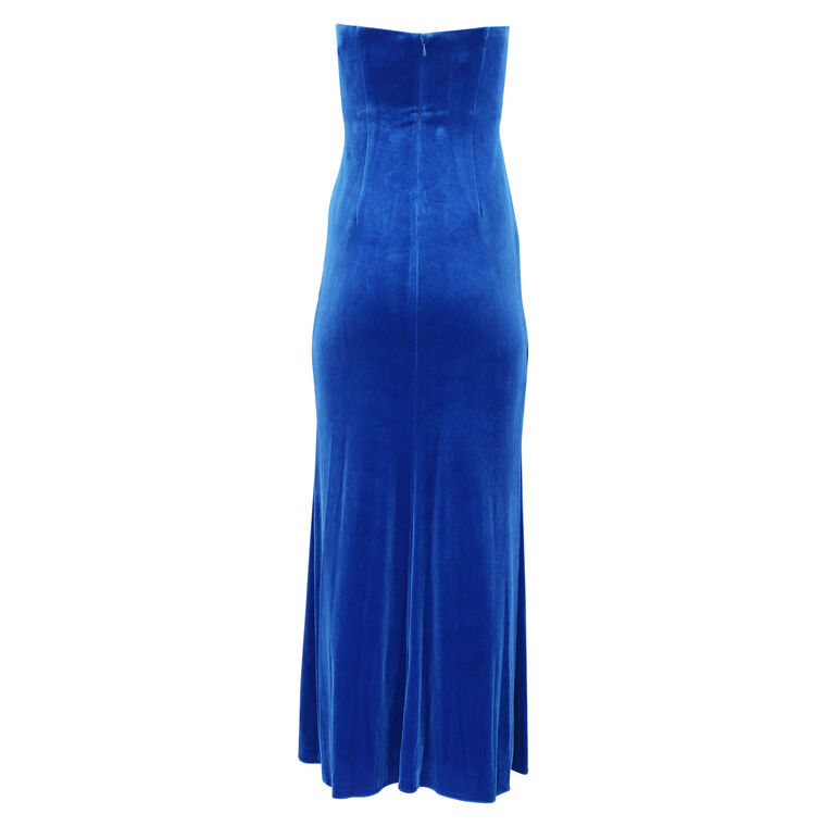 Velvet Strapless Gown image number null