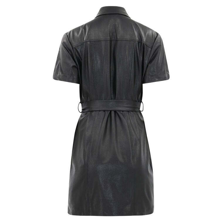 Faux Leather Greyson Dress image number null