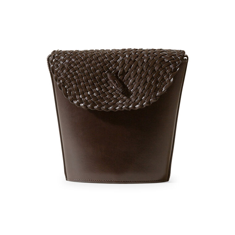 Tomira Braided Flap Crossbody Bag image number null