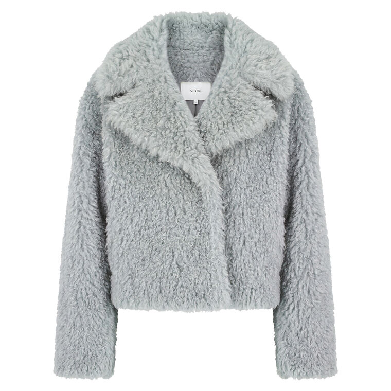 Faux Fur Cropped Jacket image number null