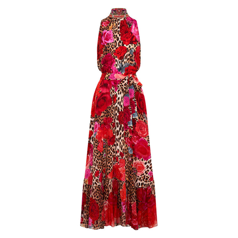 Necktie Dress With Elasticated Waist image number null